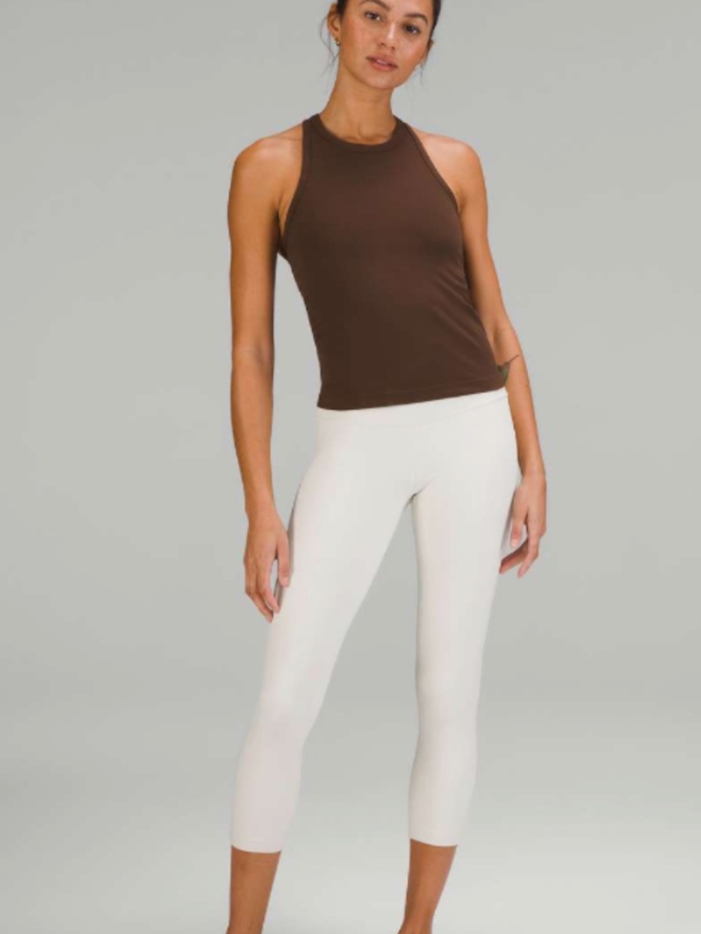 Lululemon Align Waist-Length Racerback Tank Java Size 4 - Picture 8 of 9
